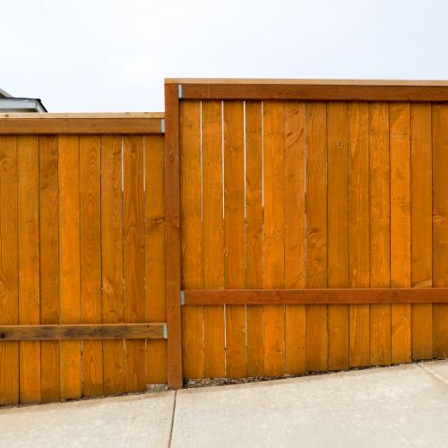Stained fence panels and gate in Stourport-on-Severn, photo 2