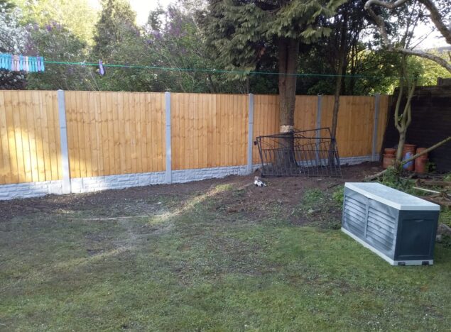 new garden fence Kidderminster