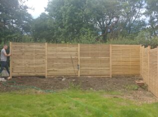 new Garden fencing redditch