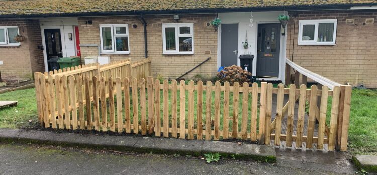 new picket fencing in dudley