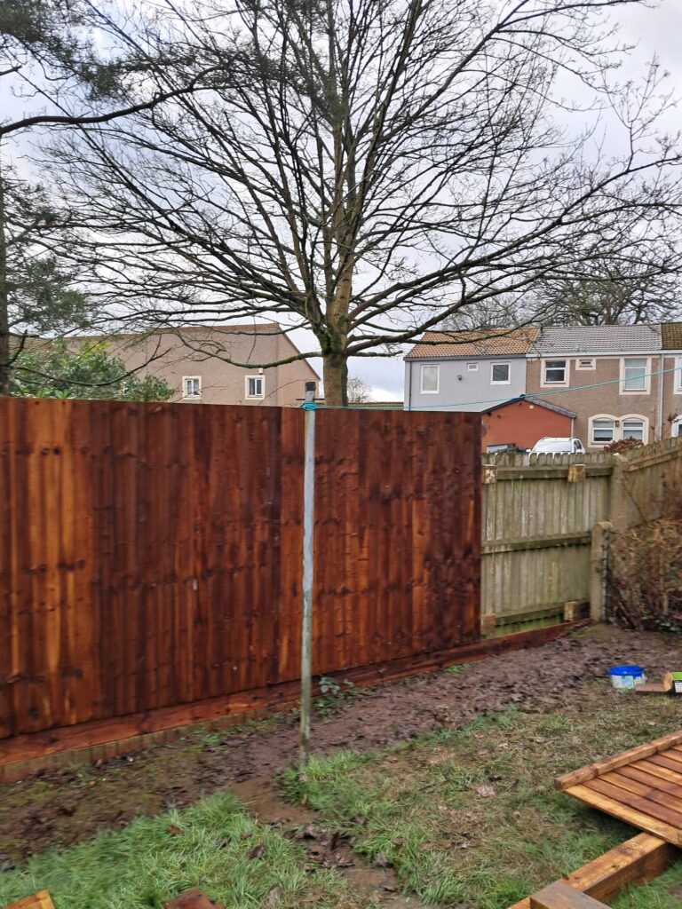 New Garden Fencing in Kings Norton