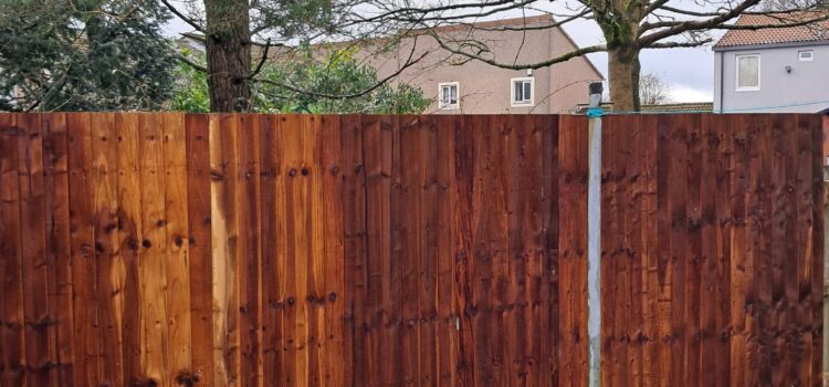 New Garden Fencing in Kings Norton
