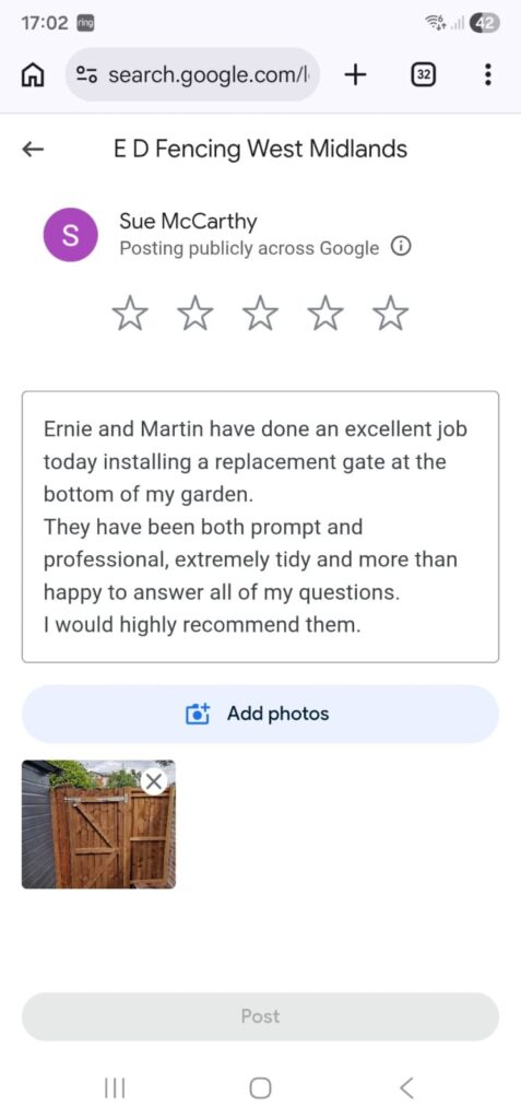Customer review