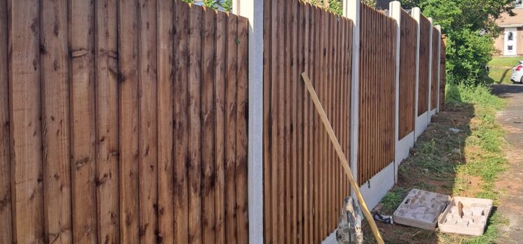 new garden fencing in Kidderminster